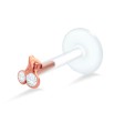 Cherry Stone Labrets Push-in LA-368